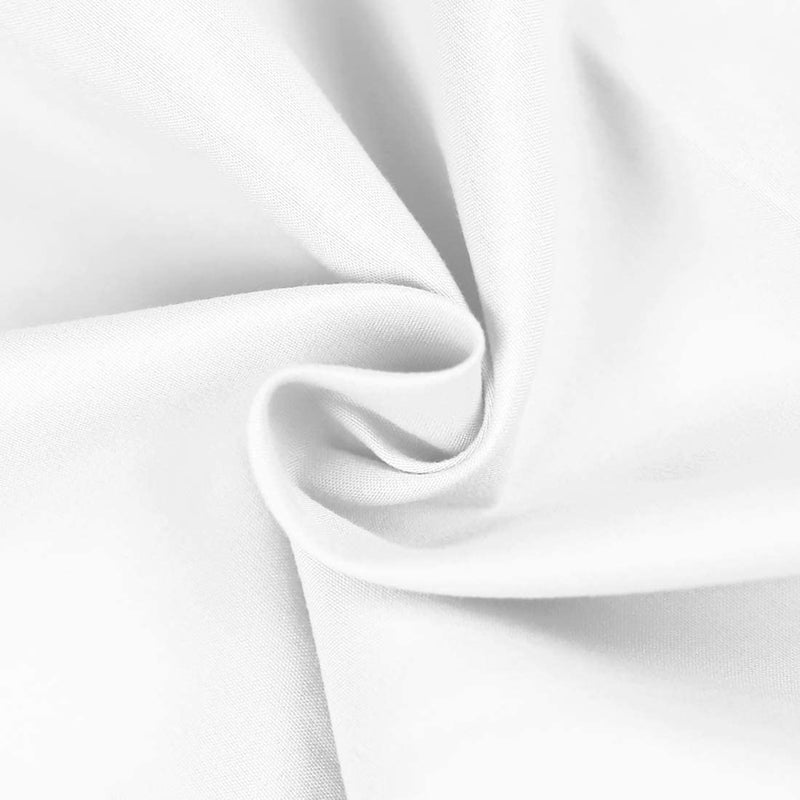 DESTINY CRESCENT BED Microfiber 2 Twin Fitted Bottom Bed Sheets (2-Pack) 1800 Ultra Soft and Comfy - 39"" x 75"" Great for Kids Room  Guest Room  Dorms  Camps  Twin Beds (Twin  White) - Image 3